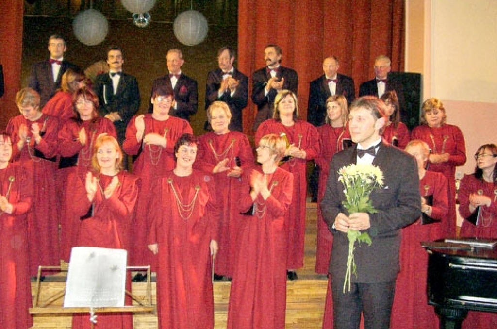 Vecumnieku jauktais koris «Maldugunis».
Autors: No «Bauskas Dzīves» arhīva.