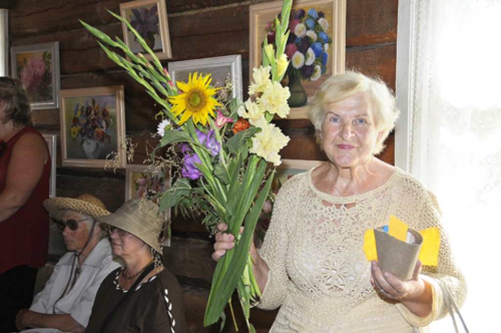 Annai Grisei-Grundmanei dubulti svētki – vārdadiena un izstādes atklāšana aktieru Amtmaņu muzejā «Zvanītāju Bukās».