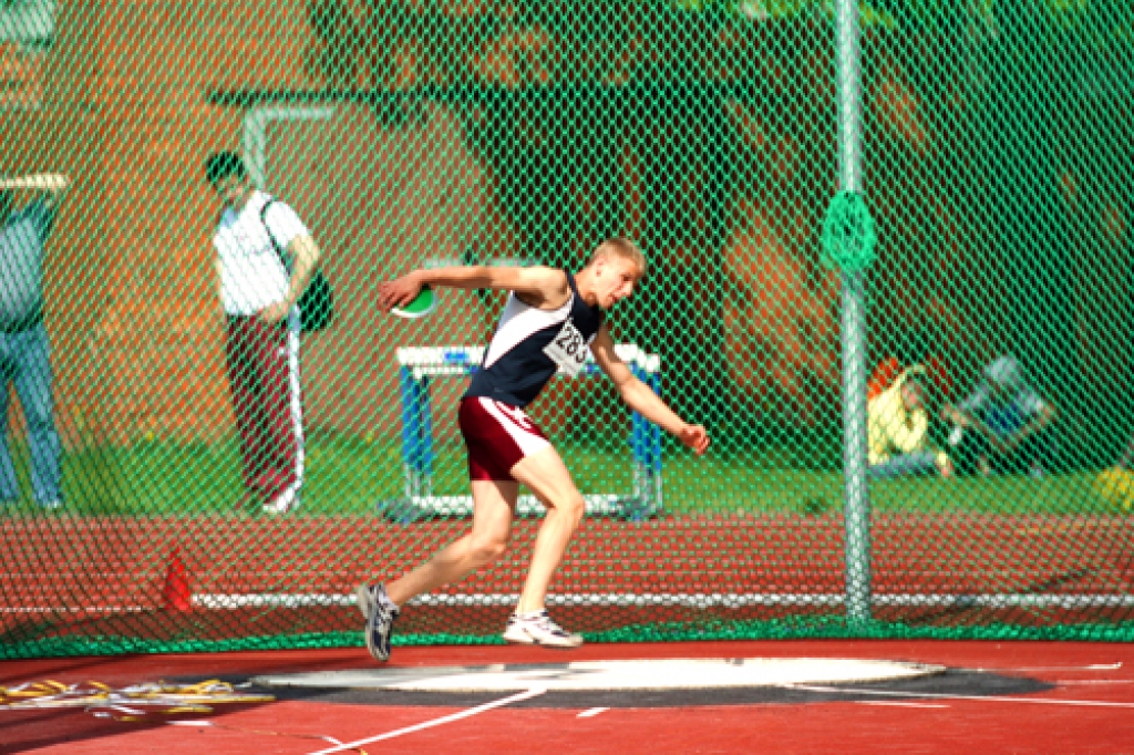 Vecumnieku vidusskolas audzēknis Reinis Krēgers.
Autors: No «Bauskas Dzīves» arhīva.