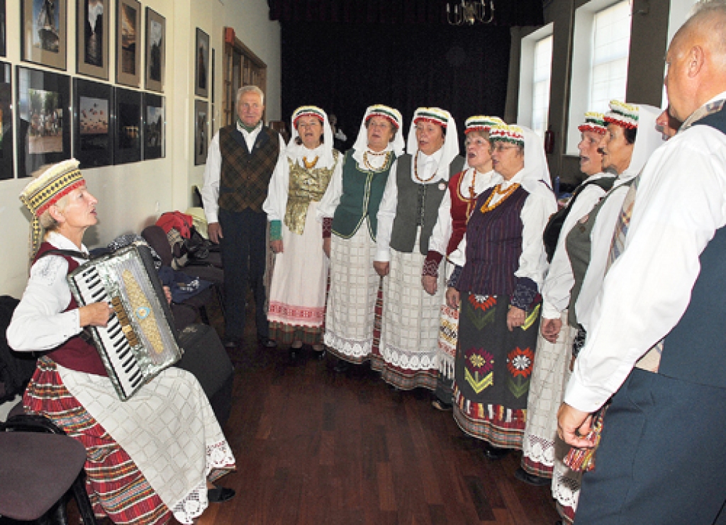 Daugavpils lietuviešu kultūras biedrības «Rasa» ansamblis.
Autors: Ivars Bogdanovs