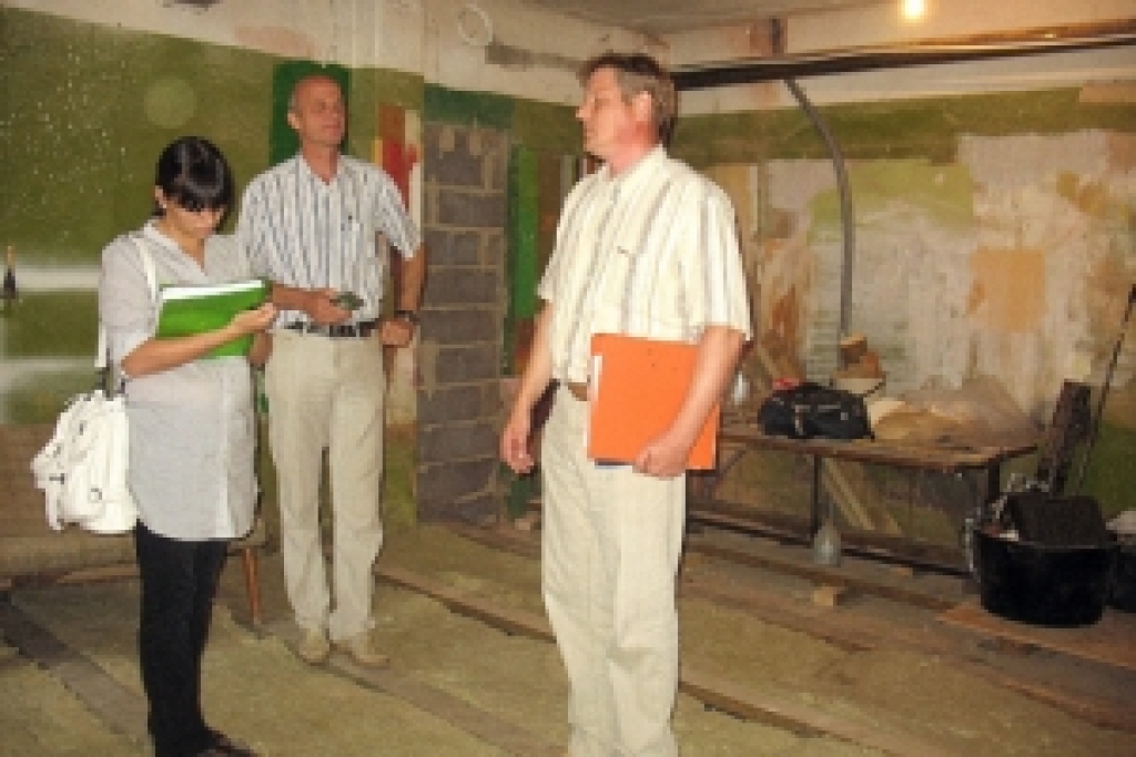 Vasarā noritēja aktīvi centra remontdarbi.
Autors: No «Bauskas Dzīves» arhīva.