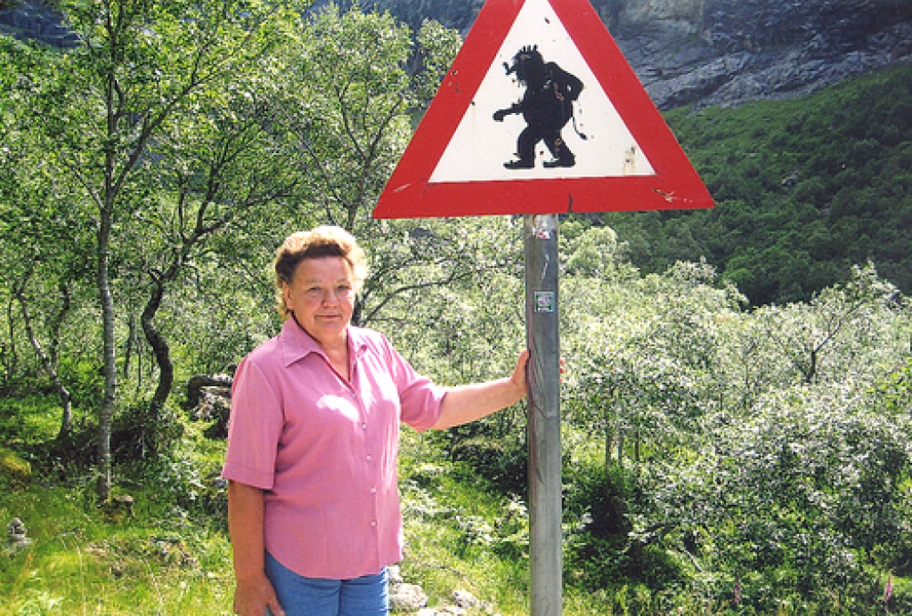 Ausma Kanapecka pirms pieciem gadiem, apceļojot troļļu takas Norvēģijā.