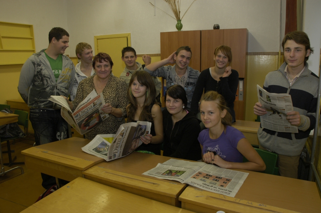 Pērn Zemgalē zinošākā bija Ceraukstes pagasta Griķu pamatskolas 9. klase. 
Autors: No «Bauskas Dzīves» arhīva.