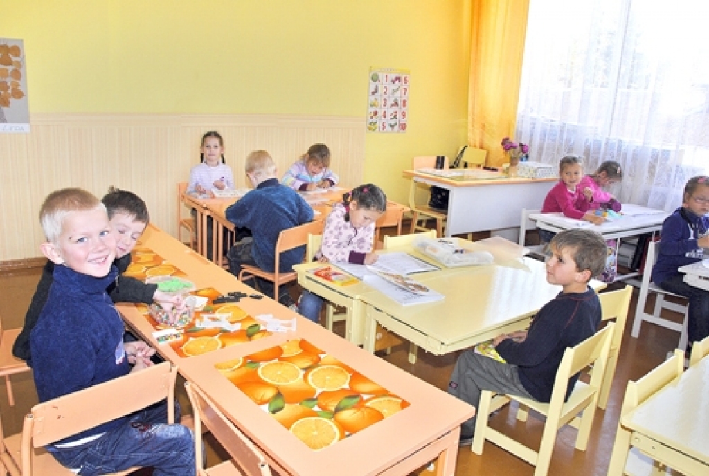 Sešgadnieki pēcpusdienas nodarbībā.
Autors: Juris Iļņickis