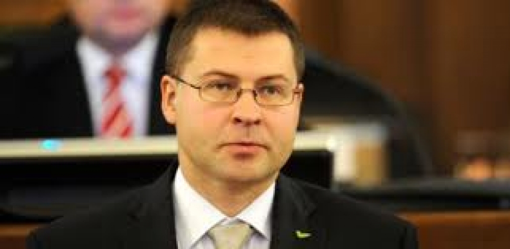 Koalīcijas valdības vadītājs Valdis Dombrovskis.
Autors: no www.bnn.lv