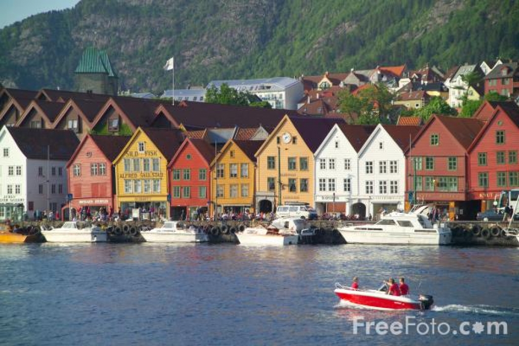 Vislabākā dzīves kvalitāte esot Norvēģijā. Attēlā - šīs valsts pilsēta Bergena.
Autors: no www.freefoto.com