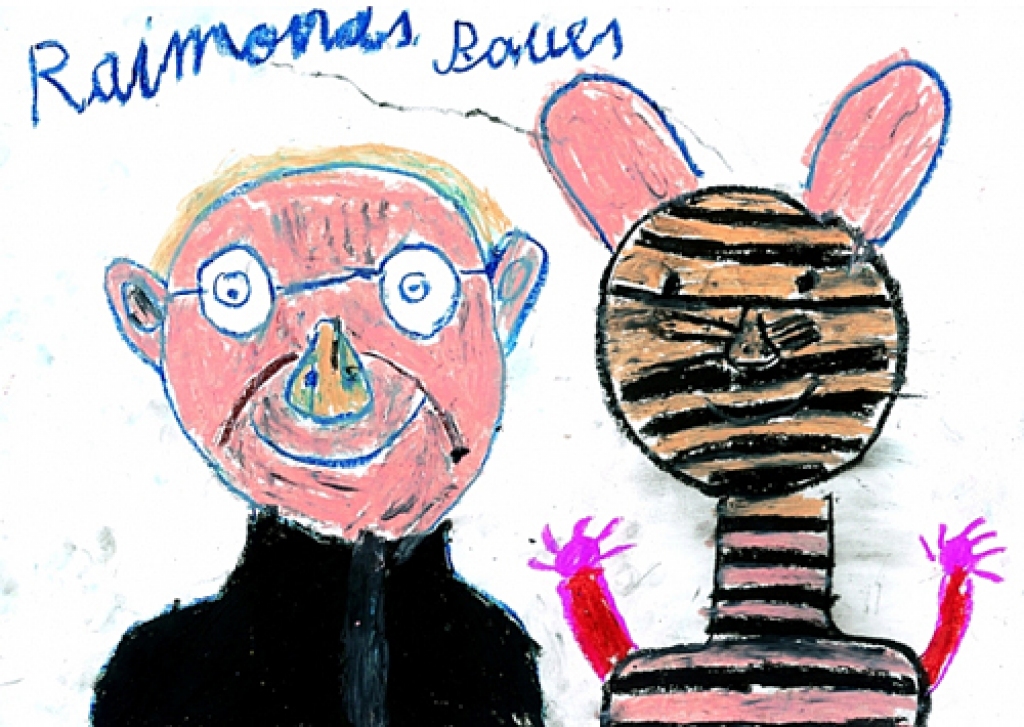 Jāņa Kaktiņa darbs konkursam «Uzzīmē Raimondu Paulu».