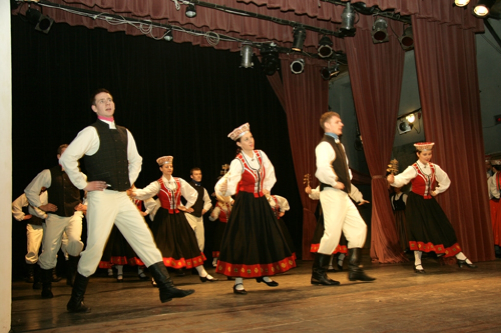 Bauskas tautas namā 29. janvāra vakarā pulcējās tautas deju ansambļi. Uz Bausku ik gadu tos aicina deju pedagoģe Tamāra Lisovcova, lai vētītu kolektīvu sniegumu un dalītos pieredzē. 
Koncertu ievadīja latviešu zelta fonda tautas deja...