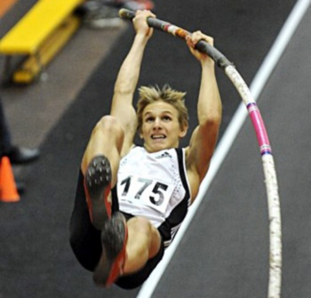 Reinim Krēgeram viena no veiksmīgākajām disciplīnām ir kārtslēkšana. 
Autors: JURIS BĒRZIŅŠ – SOMS, lat-athletics.lv.