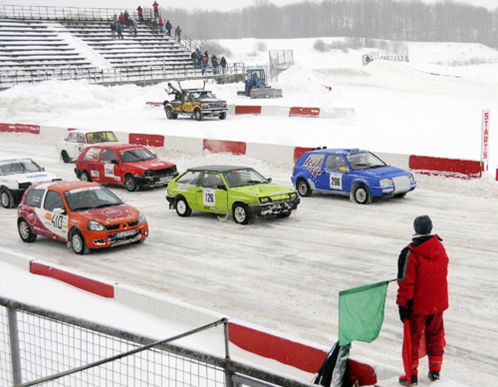 Folkreisa sacīkstes «Mūsā» pagājušajā ziemā.
Autors: No laikraksta «Bauskas Dzīve» arhīva.