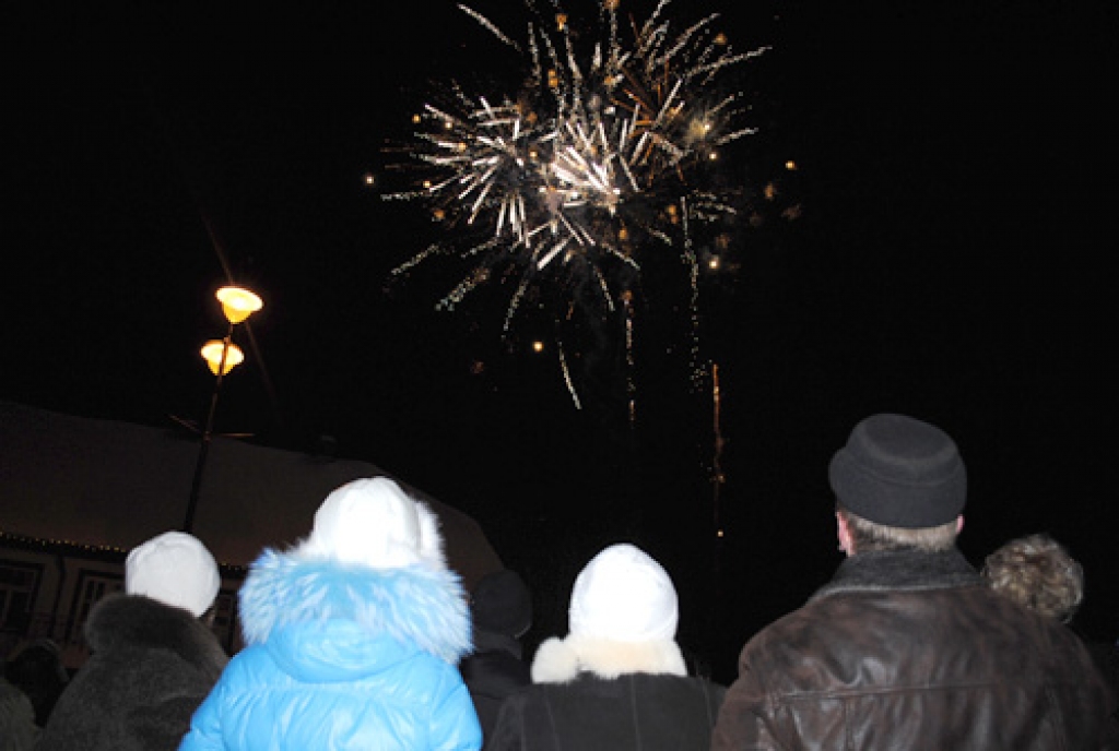 2011.gada sagaidīšana Bauskas Rātslaukumā.
Autors: Kristaps Ābelnieks