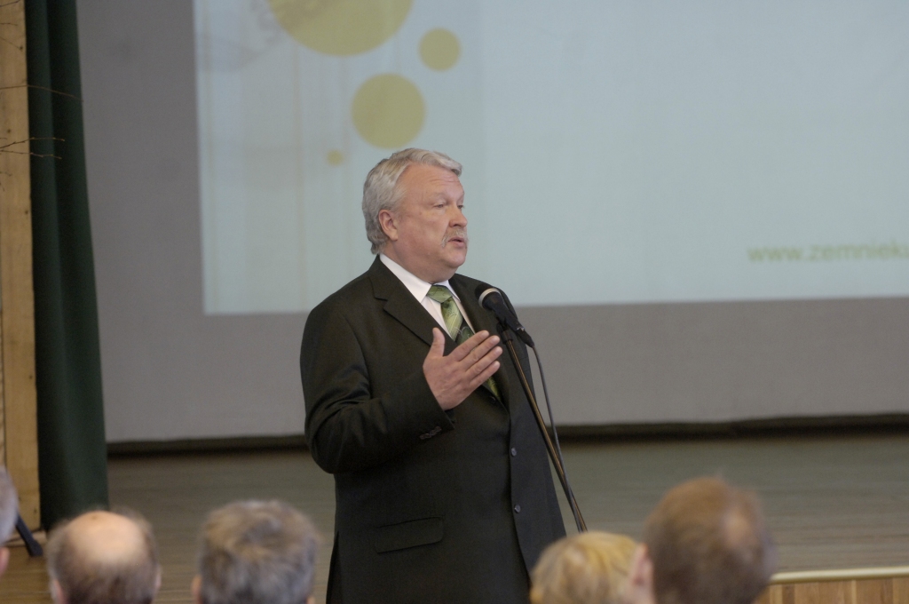 Latvijas zemkopības ministrs Jānis Dūklavs.
Autors: no LZF krājuma.