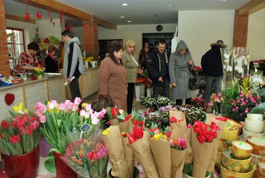8. martā ziedu veikalā «Rozīte» īpaši iecienītas bija mūsu pašu novadā audzētās tulpes.
Autors: Uldis Varnevičs
