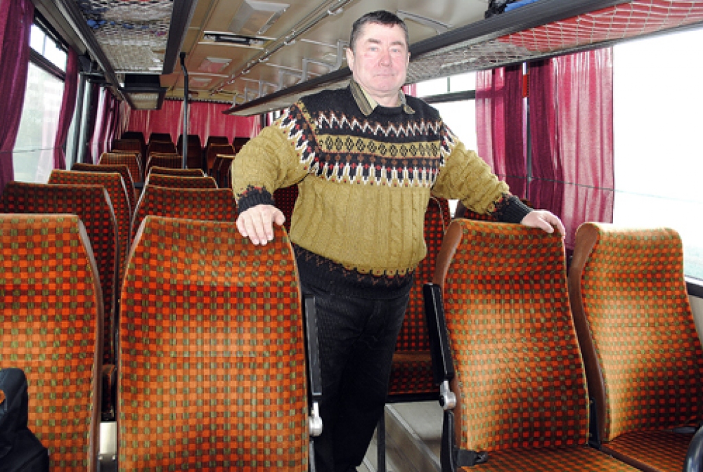 Jauncodietis Vladislavs Greivulis ir priecīgs, ka tie laiki, kad vajadzēja vadīt neizturīgos «padsavienībā» ražotos autobusus, ir pagājuši. 