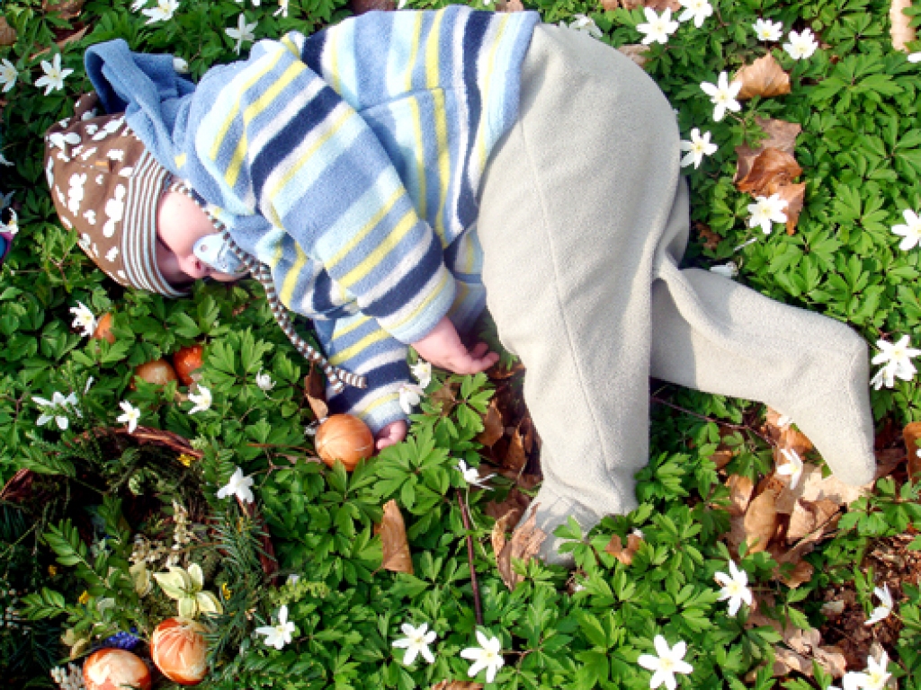 Mazais Lieldienu zaķis saguris pēc labi padarīta darba,olu krāsošanas.
Autors: Dina Tamašūna