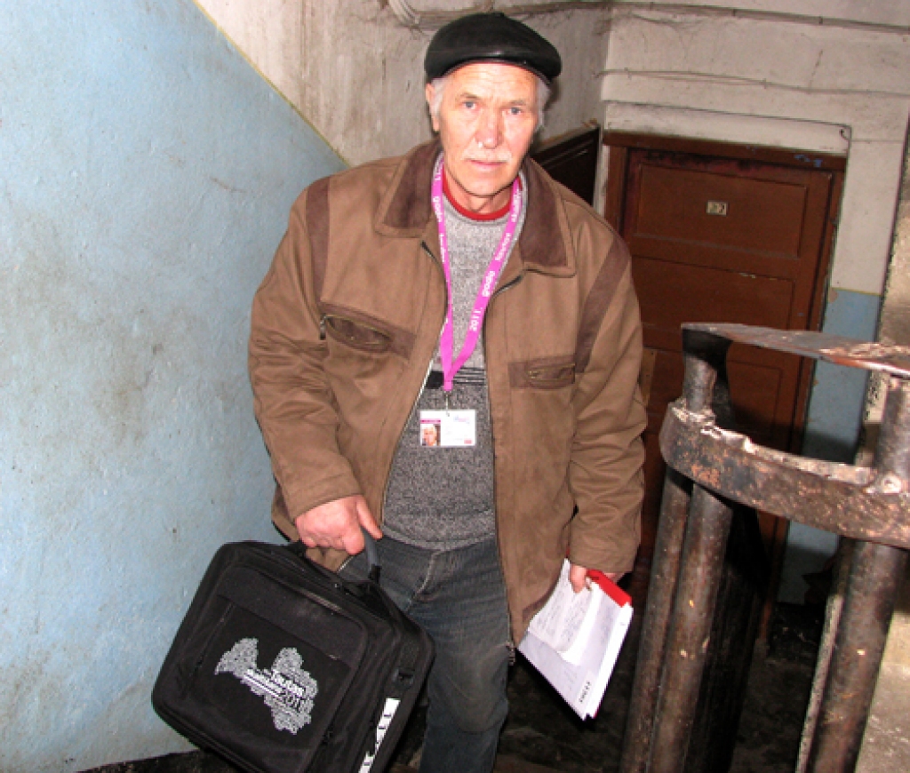 Čaklākais mūsu pusē ir tautas skaitītājs Alvis Vītols, kurš savu darbu ir jau pabeidzis. 
Autors: Vilnis Auzāns