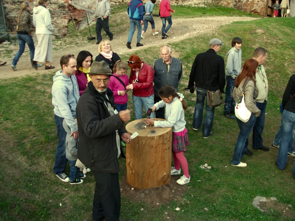 Pils viesiem bija iespēja arī izkalt monētas.
Autors: Kristaps Ābelnieks