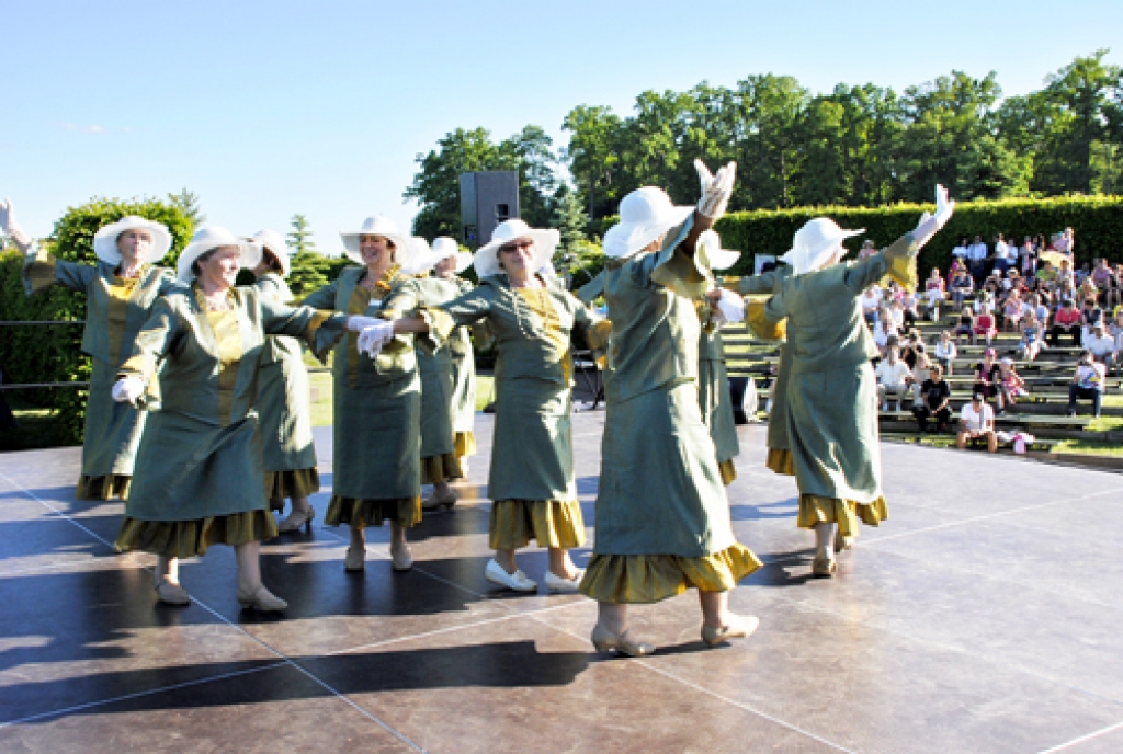 Senioru deju kopai «Magnolijas» vasaras brīvdienu nav. Šarmantās rundālietes ar Nīderlandes fonda atbalstu būs vēl košākas. 
Autors: Ivars Bogdanovs