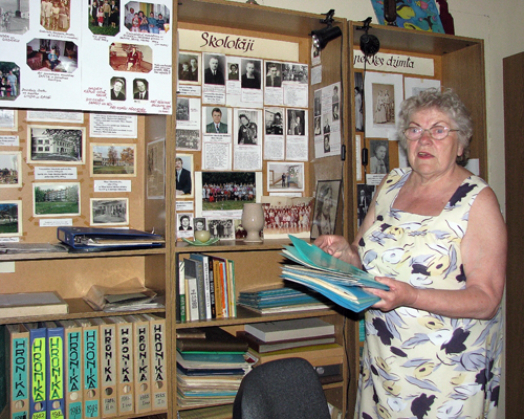 Vecumnieku pagasta muzeja vadītāja Aloida Baķe.
Autors: Juris Iļņickis