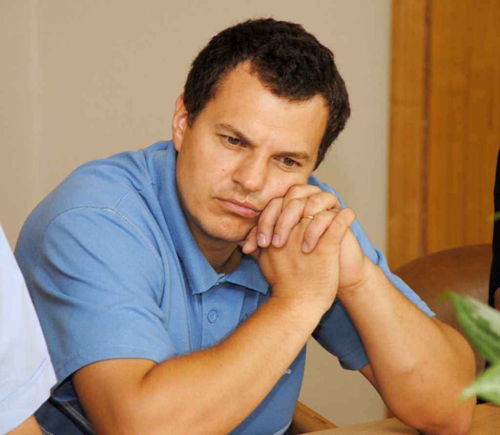 Valsts policijas Bauskas iecirkņa priekšnieka pienākumu izpildītājs Aivis Leitāns. 
Autors: Ivars Bogdanovs