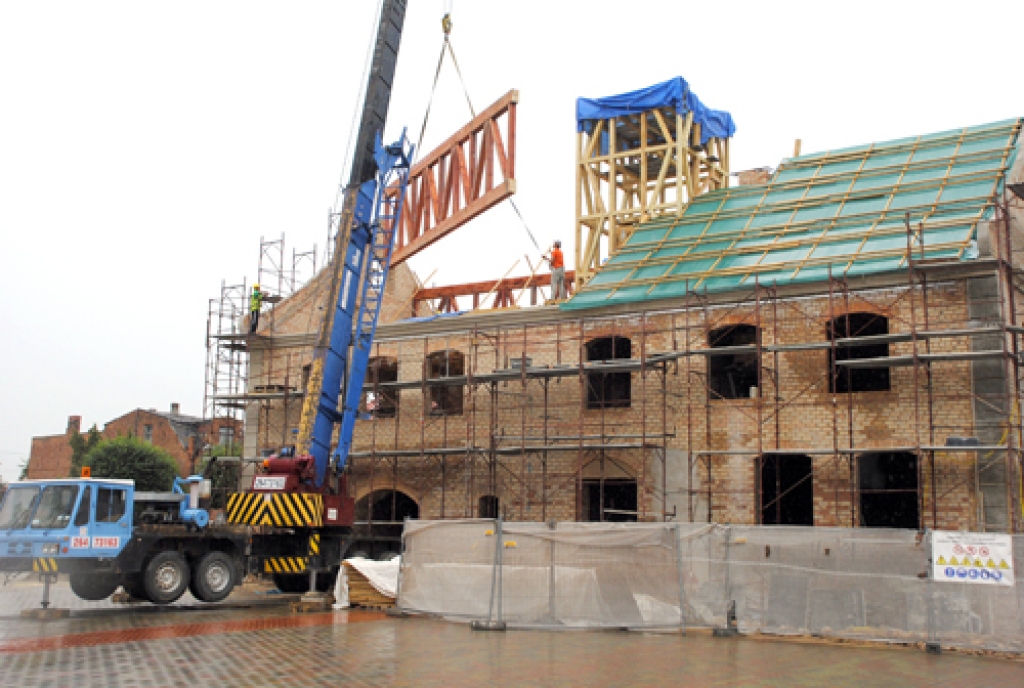 Bauskas topošais rātsnams. 
Autors: no «Bauskas Dzīves» arhīva