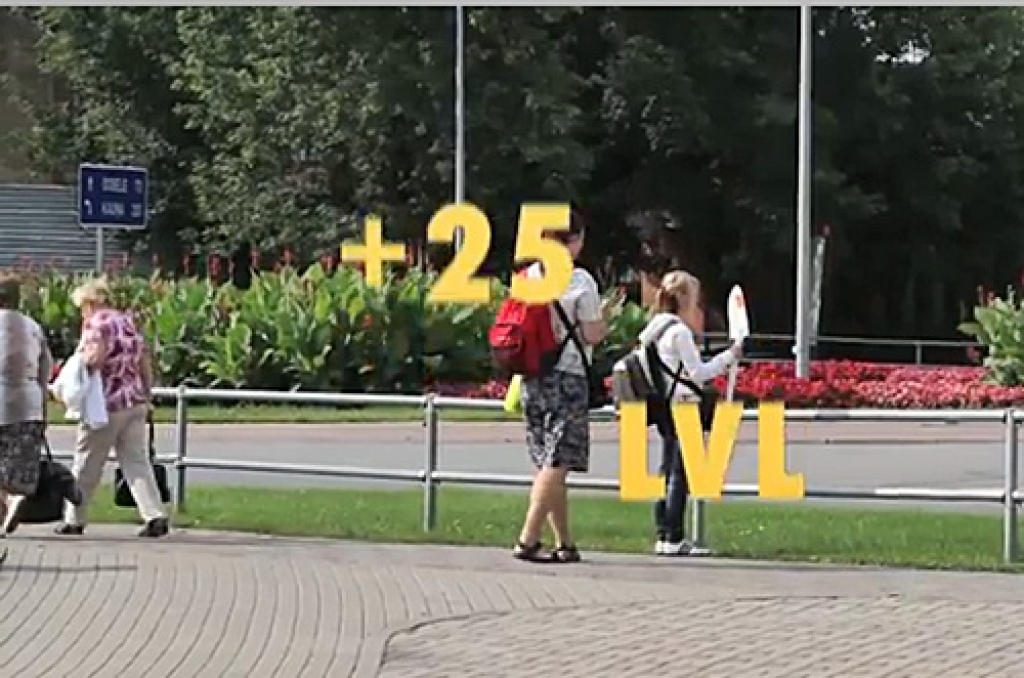 Baltās lāpstas atradējam – 25 lati. 