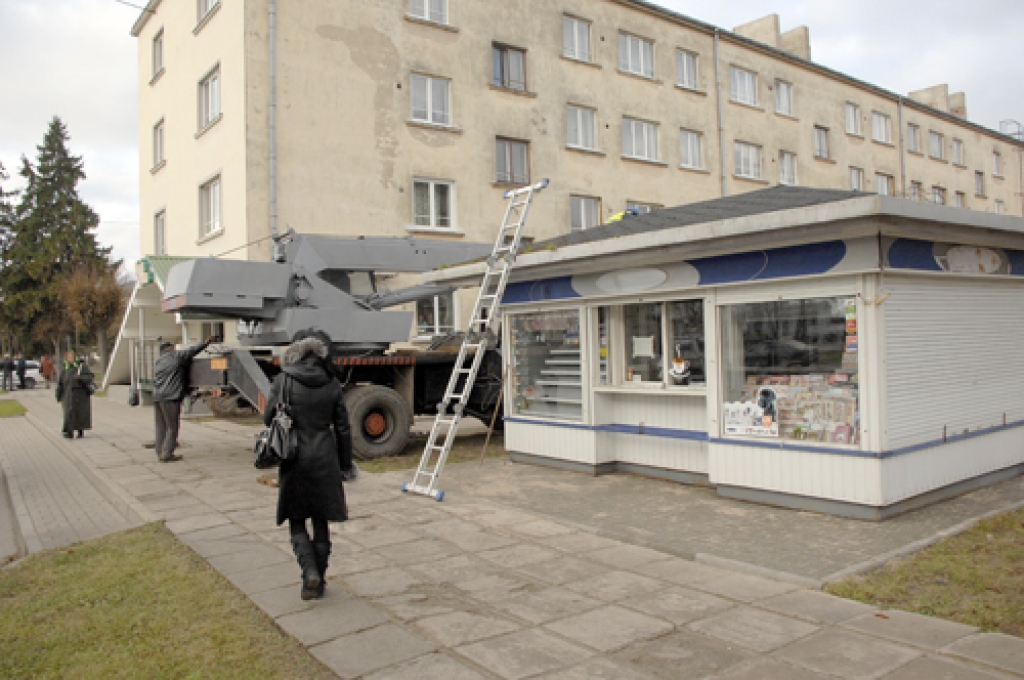 Bauskā kiosku jaunajā vietā pēc prognozēm apmeklēšot vairāk pircēju nekā līdz šim. 