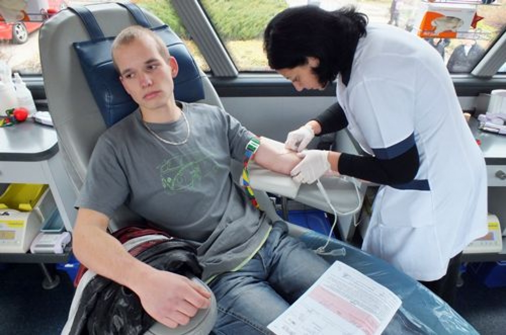 Raivis Beikulis, jaunsargs no Bauskas, nodod asinis. 
Autors: No albuma.