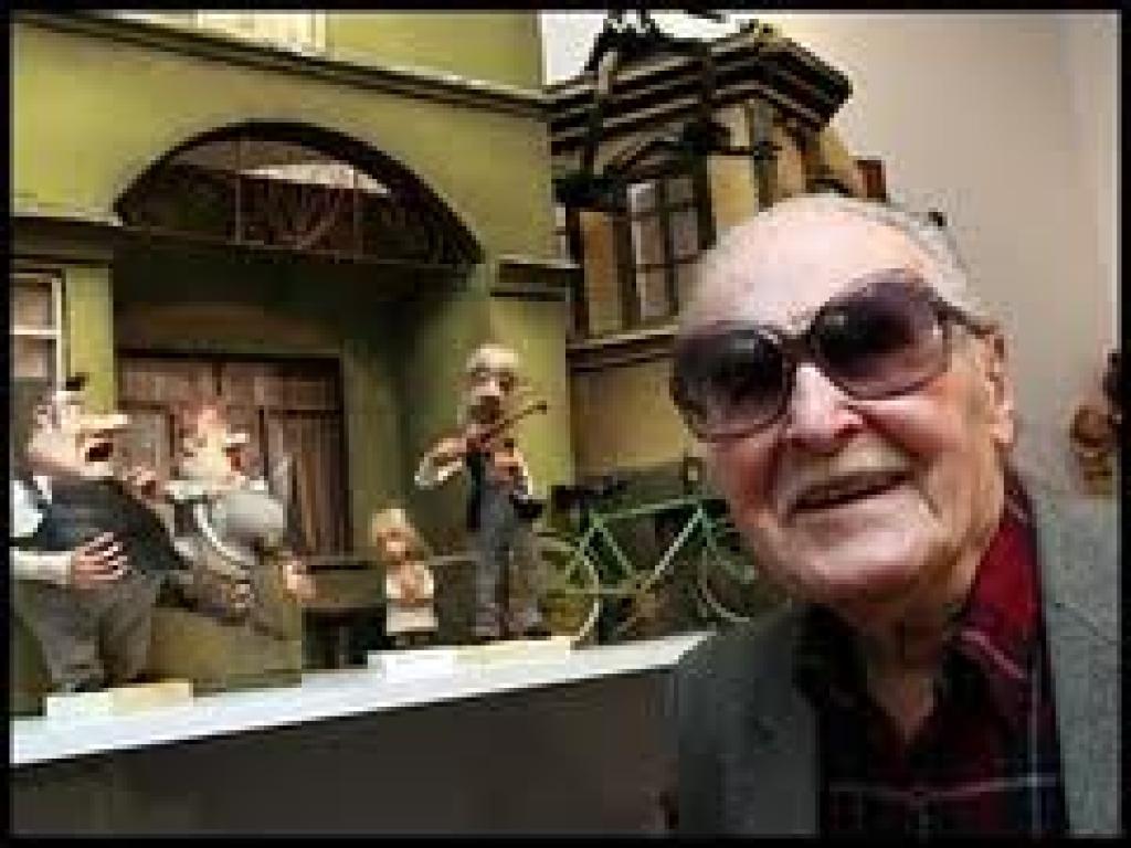 Aizsaulē aizgājušais režisors, Latvijas animācijas filmu pamatlicējs Arnolds Burovs.
Autors: no www.berlinietis.com