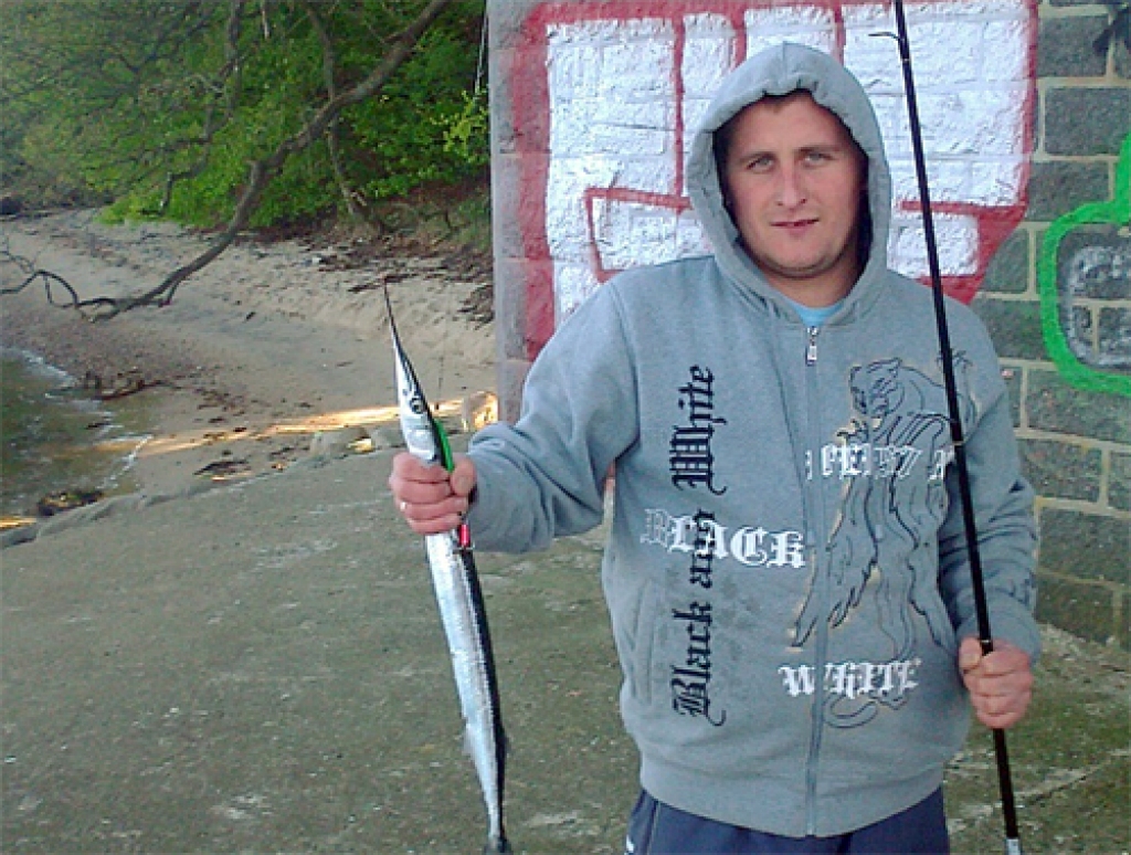 Dagnis Lasmanis atzīst, ka brīvā laika viņam ir maz, taču, ja ir iespēja, viņš labprāt dodas copē. Vējzivs noķerta Ziemeļjūrā.