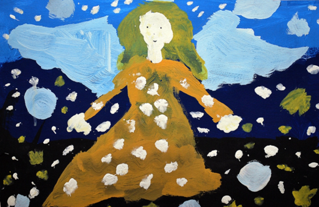 Unas Saukumas zīmējums.
Autors: Laimonis Šulcs