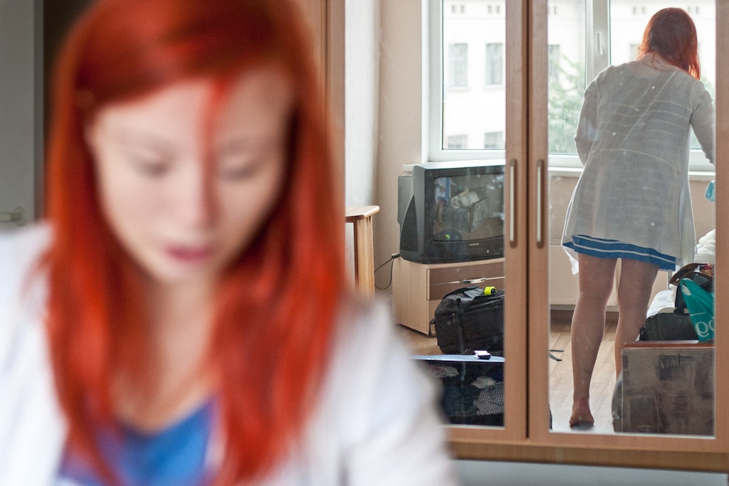 O. Saulītis foto valodā izstāsta vēstījumu «Vidusskolu beidzot, augstskolu uzsākot».
Autors: Publicitātes foto.