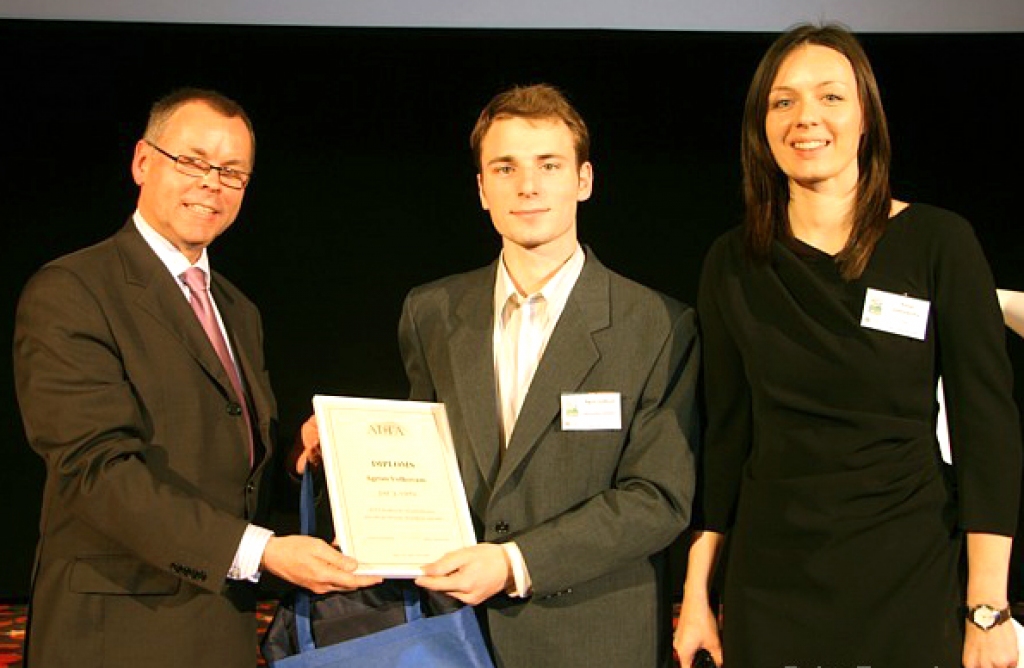 Trešās pakāpes diplomu saņem Ogres Valsts tehnikuma audzēknis ceraukstietis Agris Volkovs.
Autors: turismabizness.lv