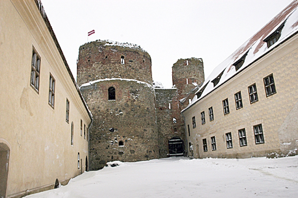 Bauskas pils pagalms. 