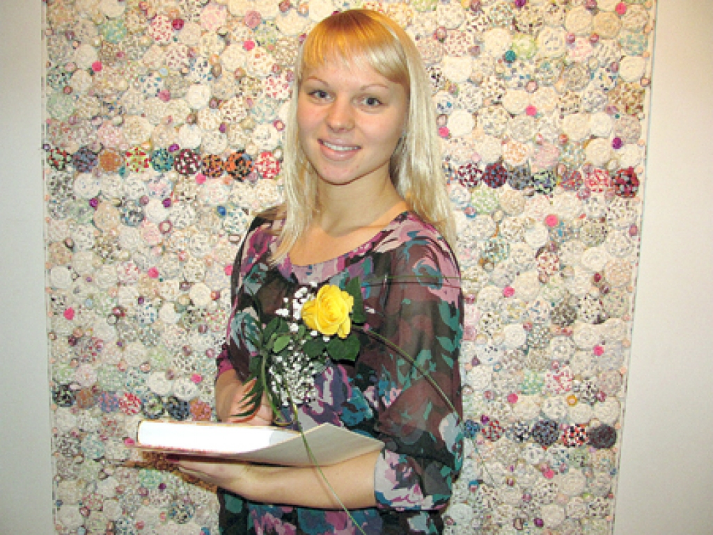 Eva Dručka jau otro gadu saņem Vītolu fonda administrēto Zonta stipendiju. 