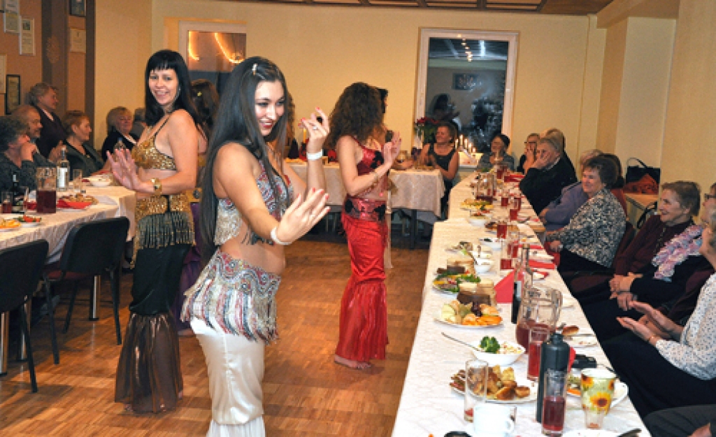 Skaistkalnes pagasta pensionāru sarīkojumā 5.janvārī bija jauki un jautri.
Autors: Žanna Zālīte