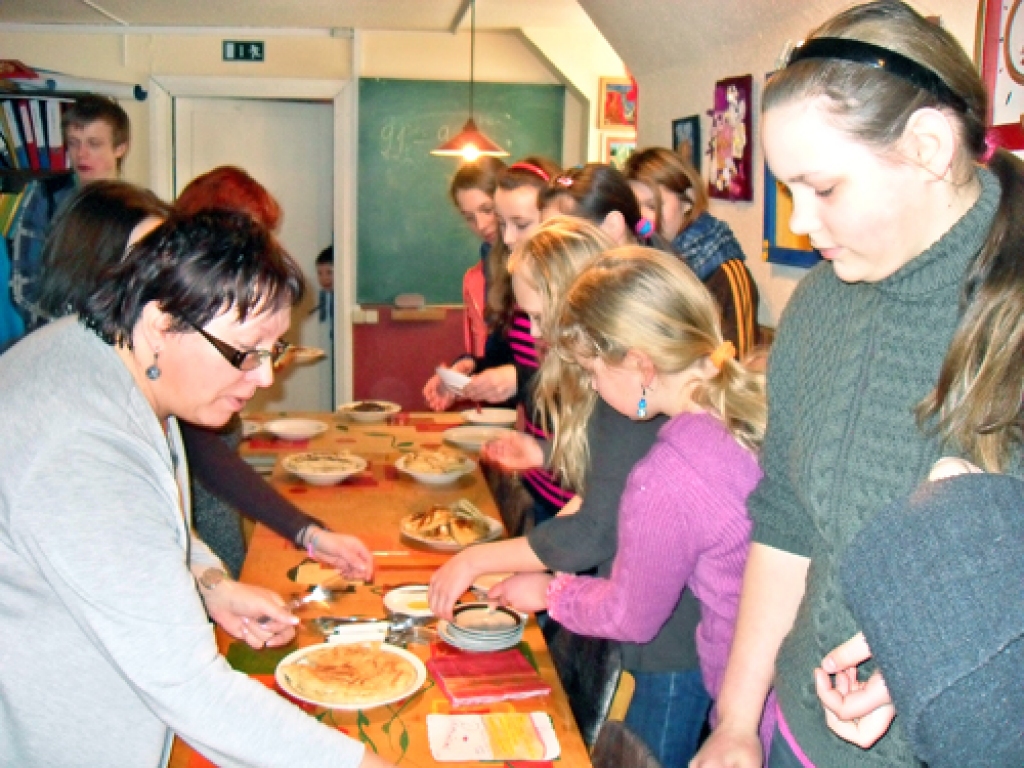 Pašu ceptie gardumi pēc degustācijas un vērtēšanas tika kopīgi  notiesāti. 