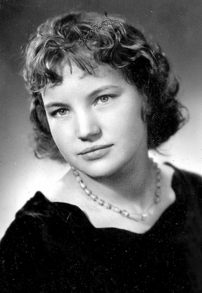 Jubilāre 18 gadu vecumā, mācoties Ludzas tehnikumā.