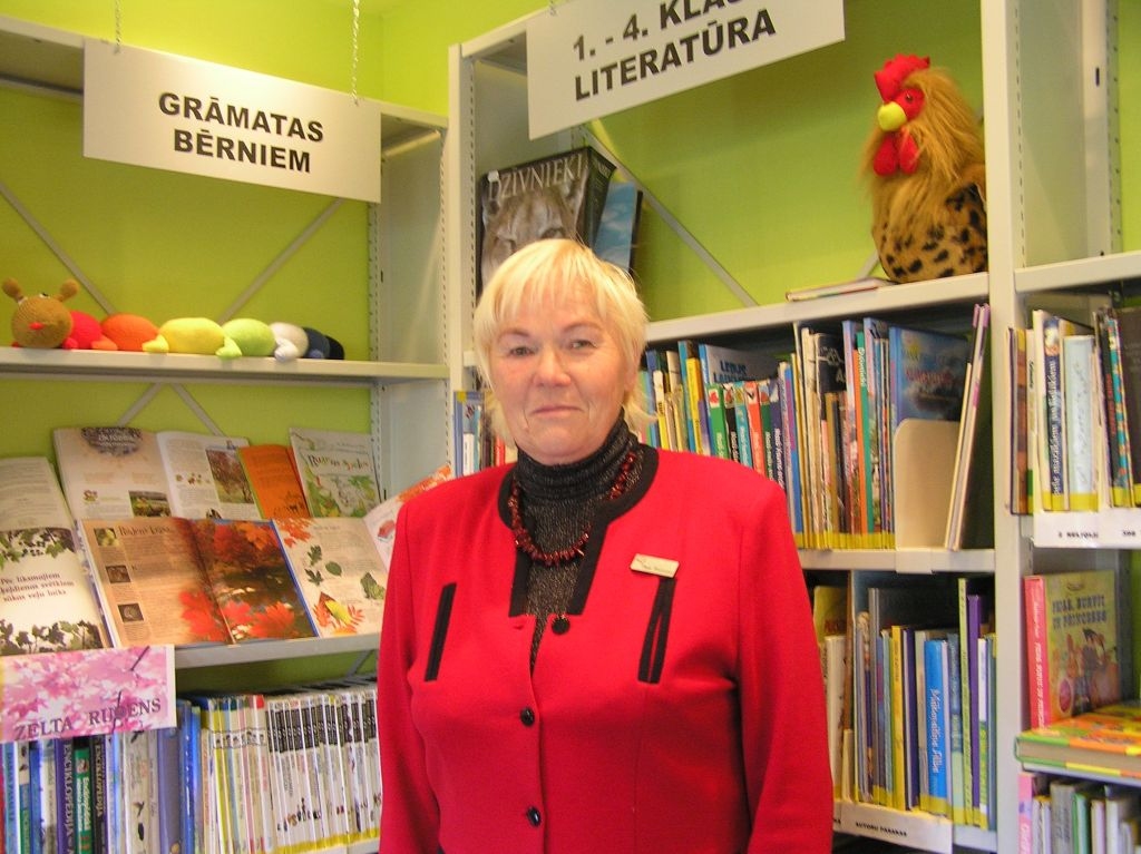 Bibliotēkas vadītāja Inta Krieviņa.
Autors: bauskasbiblioteka.lv