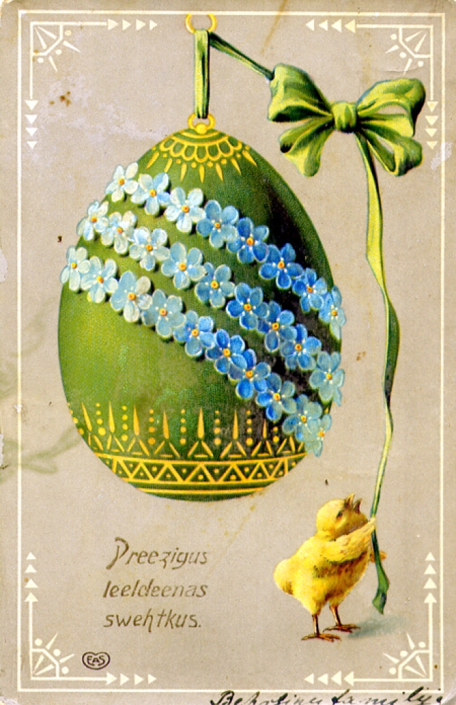 Atklātne no J. Forstes kolekcijas.