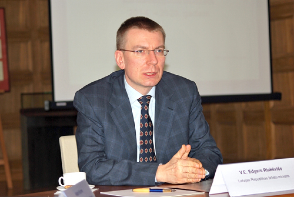 Edgars Rinkēvičs: «Pašlaik notiek svarīgs cīniņš par Latvijai labākiem nosacījumiem Eiropas Savienības budžetā.» 