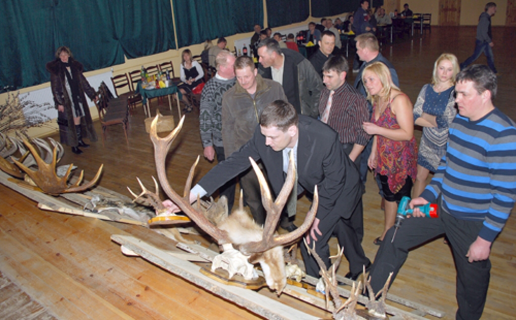 Medību trofejām Kurmenes pasākumā tiek pievienotas jaunas. 