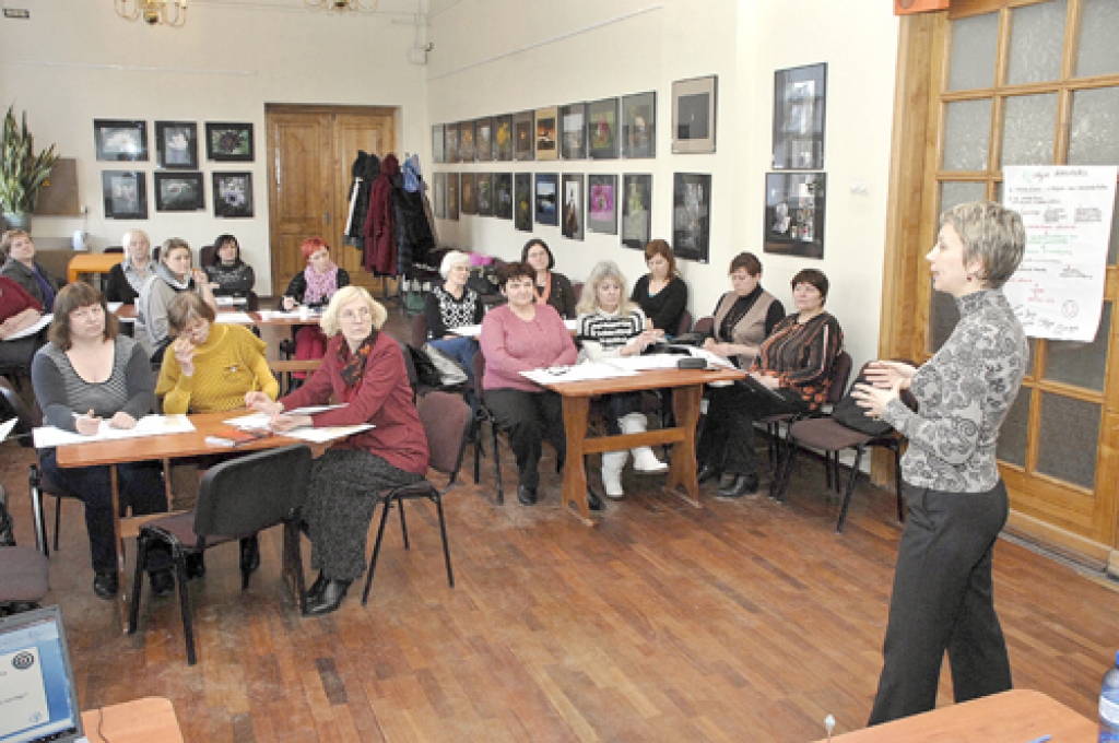 Bauskas novada bibliotēku vadītājas šonedēļ piedalās  mācībās par bibliotēku interešu aizstāvību.