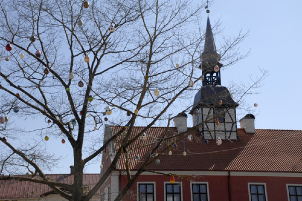 Lieldienās baušķeniekus priecēs izdekorētais olu koks.
Autors: Ivars Bogdanovs