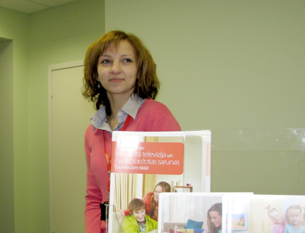 SIA «Lattelecom» Bauskas klientu apkalpošanas centra vadītāja Gita Gaile.
Autors: Vilnis Auzāns