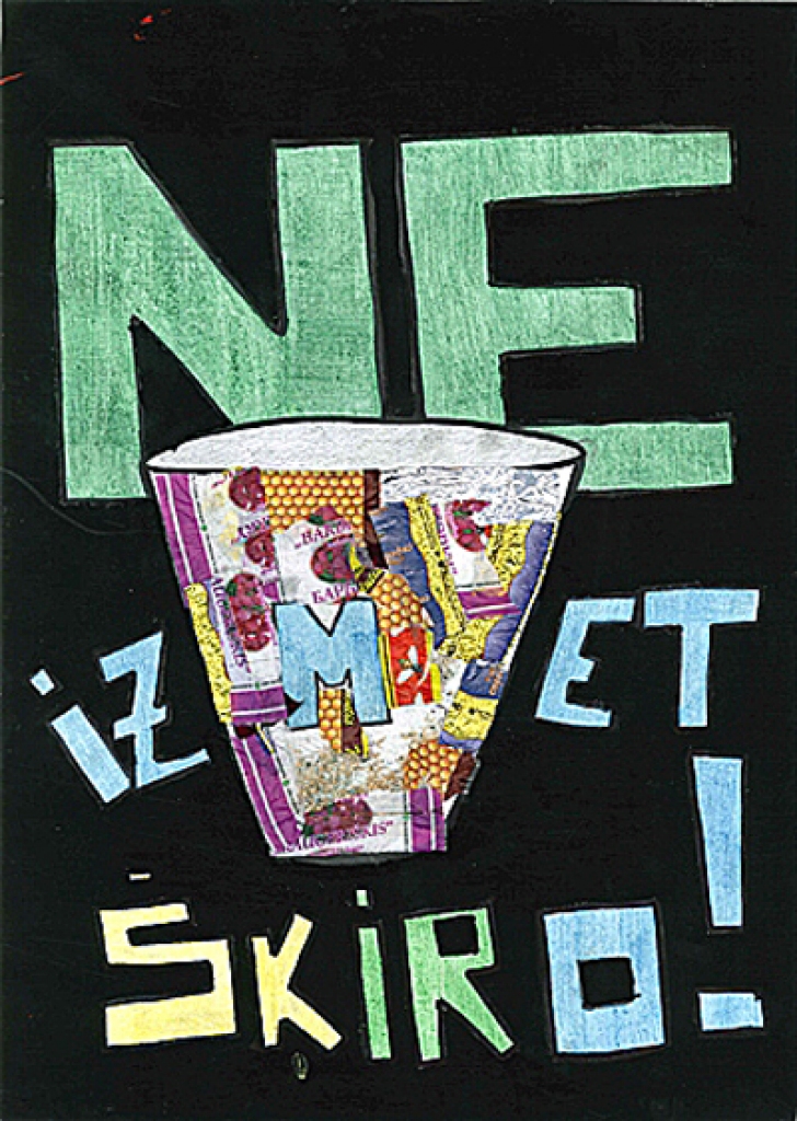 Madaras Ivanovas veidotais plakāts.
Autors: no skolas arhīva