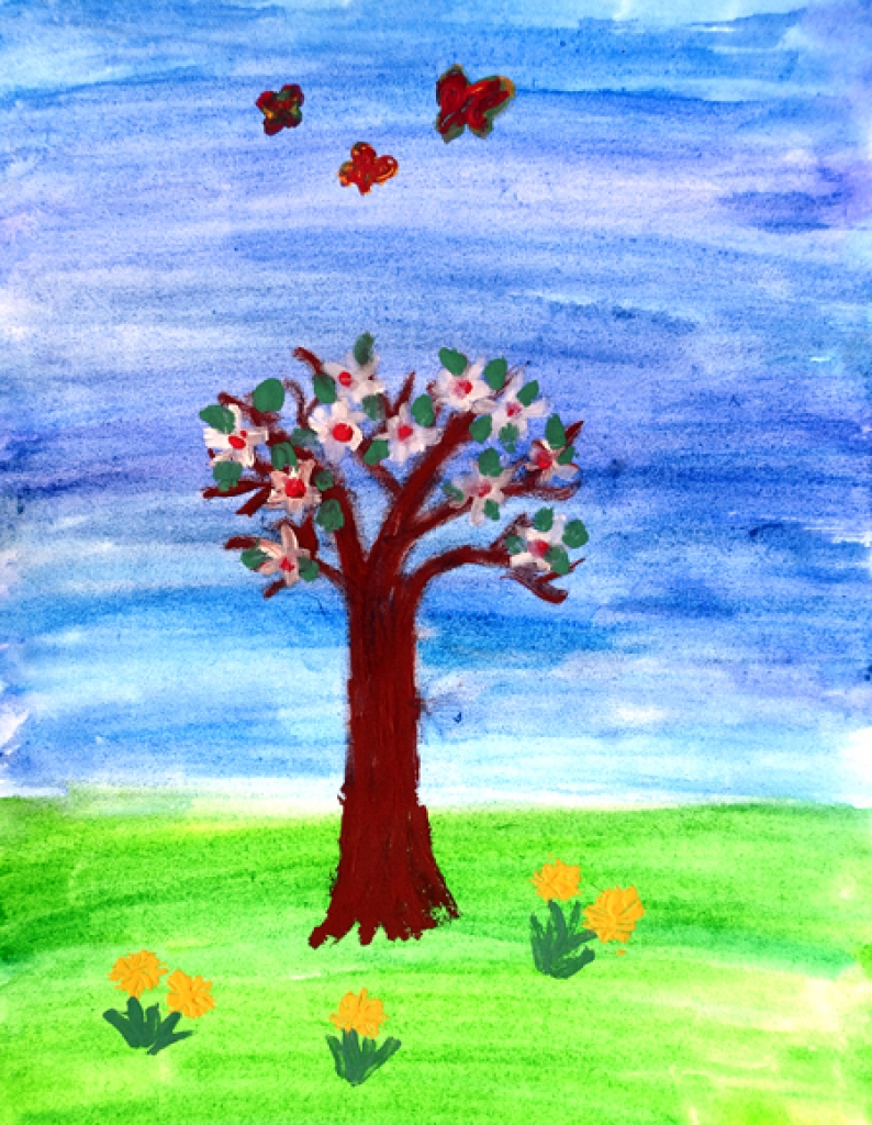 Lauras Dubkevičas zīmējums.