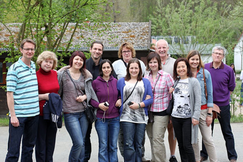 Iecavas vidusskolas jaunieši un pedagogi kopā ar draugiem Vācijā. 