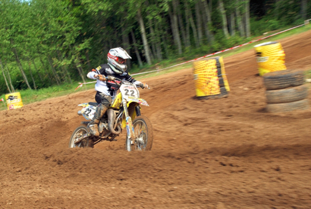 Rihards Augucēvičs Zorģu trasē. 