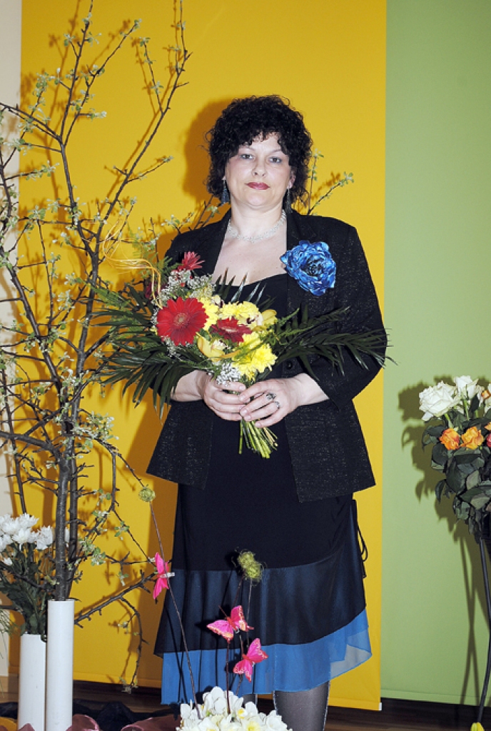 Judītei Zeltiņai ļoti patīk puķes, tāpat kā viņas mātei. 